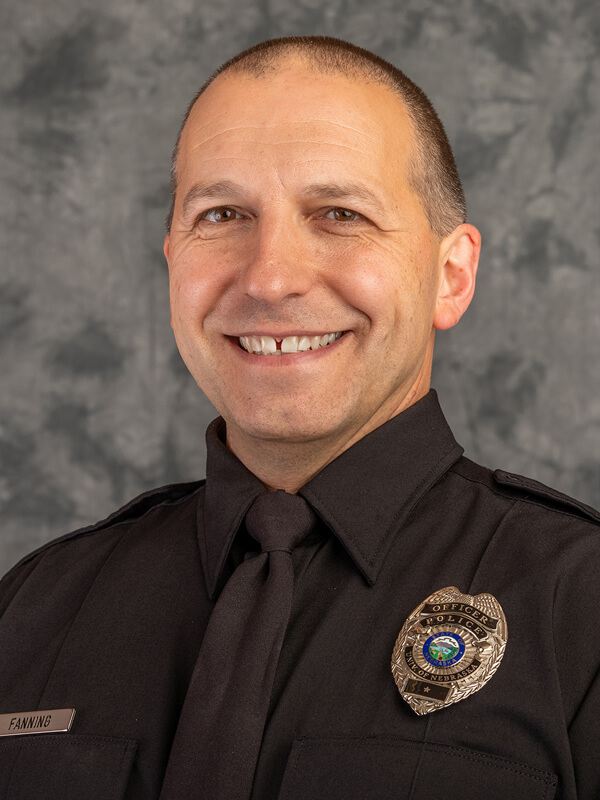 Portrait of Police Officer Paul Fanning.