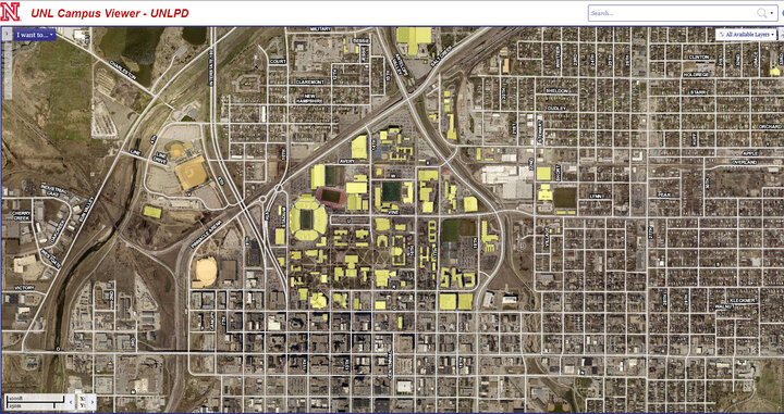 A screenshot of the GIS user interface.